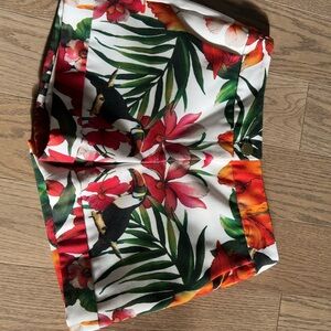 Ted Baker Red and Green High Waist Jumpsuit